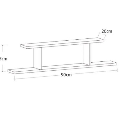 Kệ Gỗ Trang Trí Treo Tường Juno Sofa  CTKT510 KT 90 x 25 x 20cm