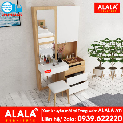 Bàn trang điểm ALALA812 cao cấp + Ghế ngồi - Thương hiệu ALALA