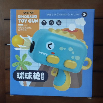 Đồ Chơi Mô Hình Súng Bắn Bóng Khủng Long Kèm Bia Mục Tiêu, Đồ Chơi Bắn Bóng Khủng Long Tặng Kèm 5 Quả Bóng, Hàng Chính Hãng