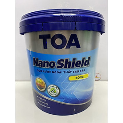 Sơn nước cao cấp Toa Nanoshield ngoại thất màu xám 8257 _ 15L