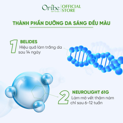 Kem Dưỡng Trắng Da Ban Đêm Oribe Dưỡng Ẩm Làm Mờ Thâm Nám 30g