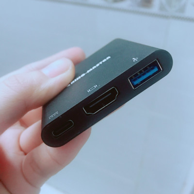 USB Hub Type C ra HDMI + USB 3.0 + PD Kingmaster KY-V125B
