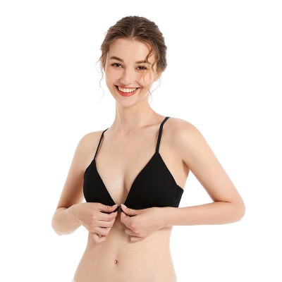 Áo Lót Không Gọng Đệm Mỏng Cúp Tam Giác Cài Trước AL30