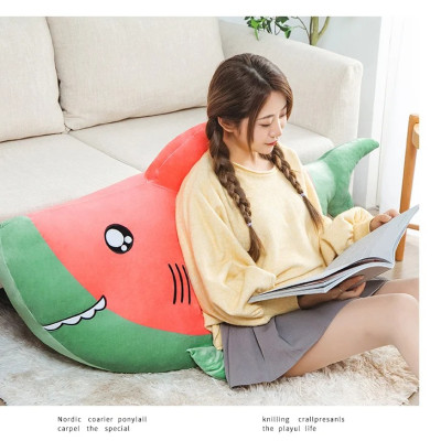 Thú nhồi bông cá mập dưa hấu cute - Size từ 40cm đến 85cm - Quà tặng gấu bông mềm mịn cute.