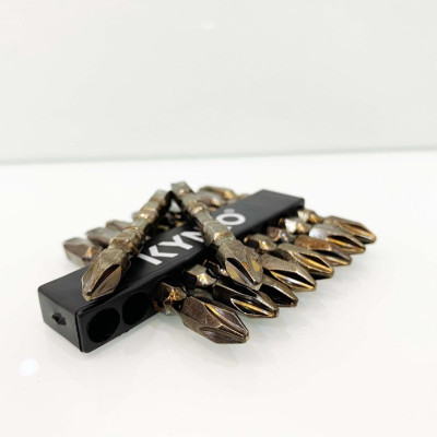 (VỈ 10 CÁI) Mũi bắn vít 2 đầu PH2 chống sốc chiều dài 65mm MVKMXPH2 -65-V10-N4 KYNKO CHÍNH HÃNG