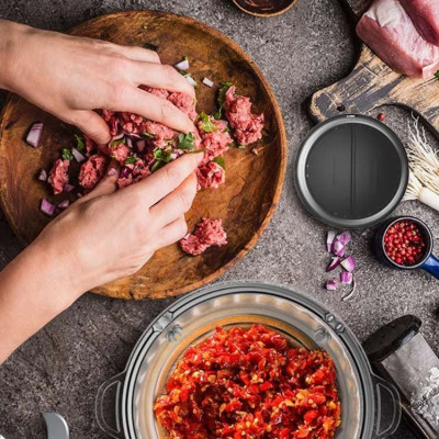 Máy Xay Thịt Đa Năng Mishio MK388 - Cối Thủy Tinh 2L, Xay Nhuyễn Mọi Loại Thực Phẩm, Đa Dụng, Tiện Lợi - hàng chính hãng