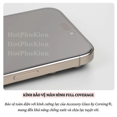 Kính Cường Lực HODA CORNING Siêu Mỏng 0.33mm – Bảo Vệ Toàn Diện Cho iPhone 12 13 14 15 16 Series Pro Pro Max Plus - Hàng nhập khẩu