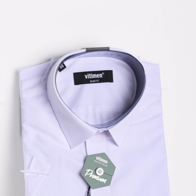 Áo sơ mi nam Vitimen ngắn tay form Slim fit