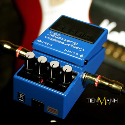 Phơ Guitar Boss CS-3 Compression Sustainer - Bàn Đạp Fuzz Pedals Effects CS3 Hàng Chính Hãng - Kèm Móng Gẩy DreamMaker
