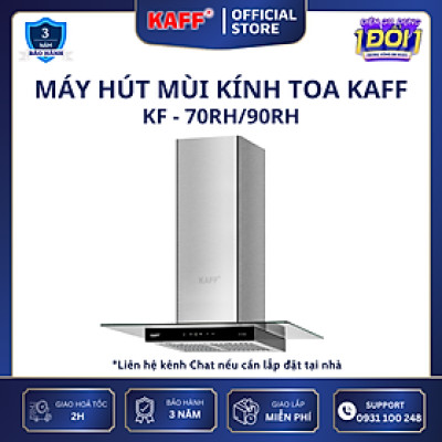 Máy hút mùi toa kính cảm ứng 900mm KAFF KF-90RH - Hàng Chính Hãng