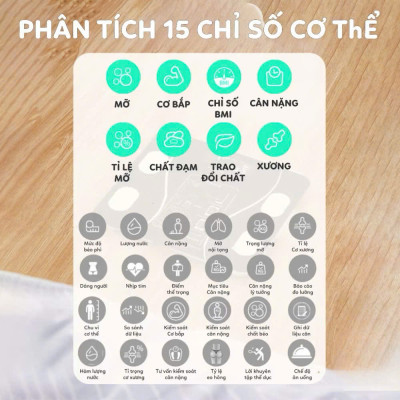 Cân Điện Tử Bluetooth Sạc USB, Cân Sức Khỏe Thông Minh Kết Nối App Đo Chỉ Số Cơ Thể Chính Xác - HÀNG CHÍNH HÃNG MINIIN