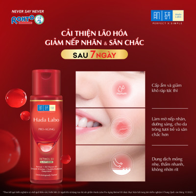 Dung dịch cải thiện lão hóa Hada Labo Pro-Aging Retinol B3 Lotion 170ml