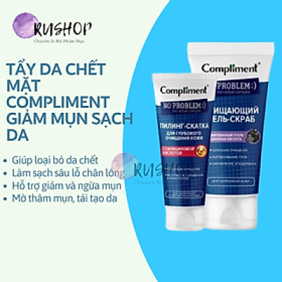 Tẩy da chết mặt Compliment giảm mụn sạch da