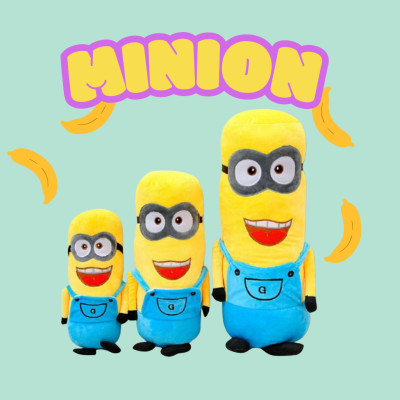 Thú nhồi bông minion vàng đáng yêu - Size từ 20cm đến 1m2 - Quà tặng gấu bông minion dễ thương cho bé