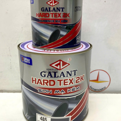 Sơn sắt mạ kẽm không cần lót Hard Tex 2K màu xám Xingfa 485 1L