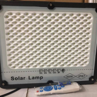 Đèn Năng Lượng Mặt Trời Solar Lamp 300W- Đèn Chống Lóa 300W  | Sản phẩm sử dụng 100% năng lượng mặt trời, có điều khiển từ xa tiện lợi và thông minh