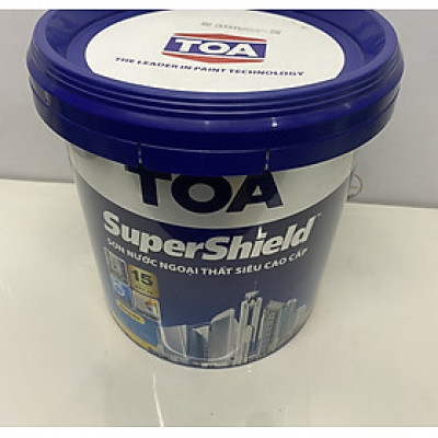 Sơn nước siêu cao cấp Toa SuperShield ngoại thất màu xám 8257 _4L