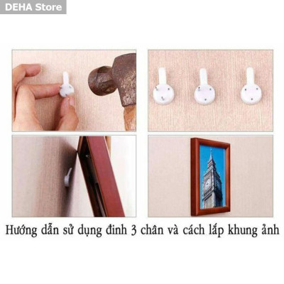 Tranh treo tường tráng gương tri ân thầy cô giáo 7 tặng kèm đinh 3 chân