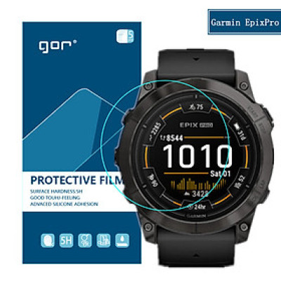 Bộ 5Miếng Dán Film HD GOR cho Đồng Hồ Garmin Epix Pro Gen 2 Size 42mm/47mm/51mm - Hàng Chính Hãng