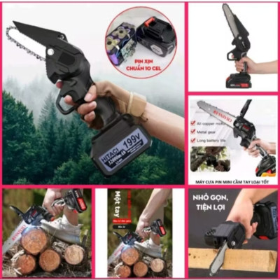 BỘ MÁY CƯA XÍCH CƯA GỖ MINI SIÊU MẠNH CHẤT LƯỢNG