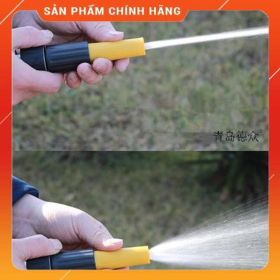 ️ Bộ dây vòi xịt nước rửa xe,tưới cây ,tăng áp 3 lần, loại 3m,5m 206622-5 cút sập,nối nhựa vàng+