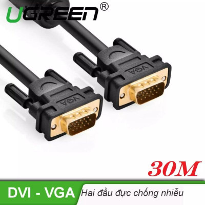 Ugreen UG11636VG101TK 30M màu Đen Cáp tín hiệu 2 đầu VGA - HÀNG CHÍNH HÃNG