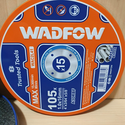 BỘ 15 ĐÁ CẮT KIM LOẠI 105X1X16MM WAC2L41 WADFOW - HÀNG CHÍNH HÃNG