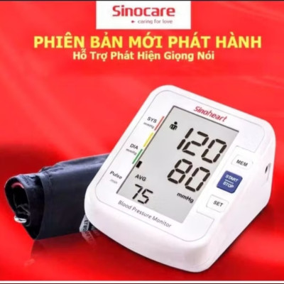 MÁY ĐO KIỂM TRA HUYẾT ÁP SỨC KHỎE HÀNG NGÀY GIỌNG NÓI TIẾNG VIỆT THÔNG MINH