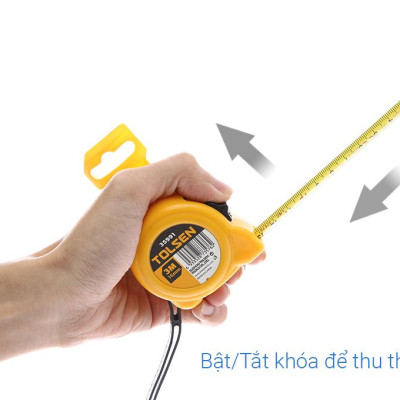 THƯỚC CUỘN 3M*16MM, 5M*19MM, 7.5M*25MM TOLSEN 35991, 35992, 35994 - HÀNG CHÍNH HÃNG