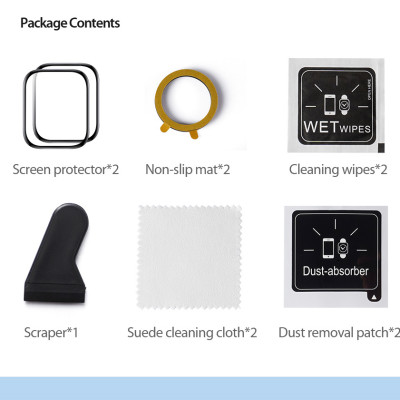 Bộ 2 Miếng Dàn Màn Hình PMMA Dành Cho Apple Watch 10/ 9 / 8 / 7 / 6 / 5 / 4 / SE / SE 2, Dux Ducis, chống vân tay_ Hàng chính hãng