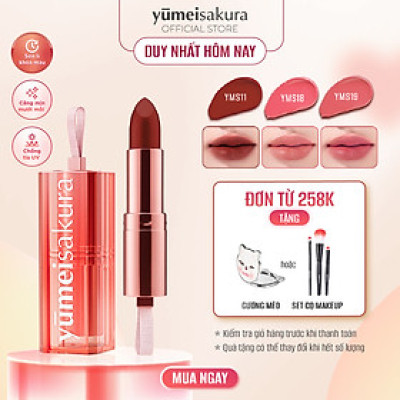 Son Thỏi Lì Mịn, Siêu Dưỡng, Chống Nắng Chuẩn Nhật Yumeisakura Chotto Matte 3.5g ( hàng mới về )