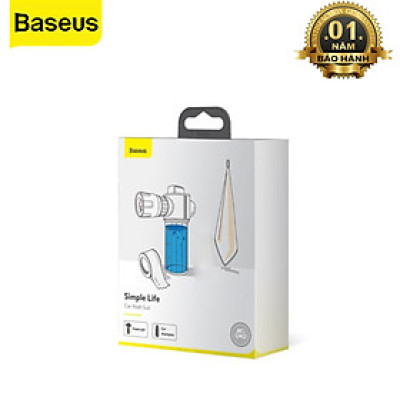 Bộ Dụng Cụ Rửa Xe Baseus[Bọt Nồi + Dung Dịch Rửa Xe + Khăn Lau + Băng Dính Nước] - Hàng Chính Hãng