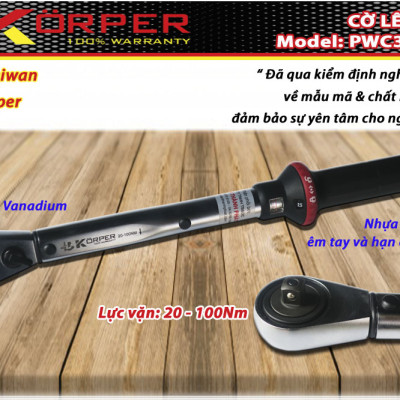 CỜ LÊ LỰC 3/8" KÖRPER PWC30100D01