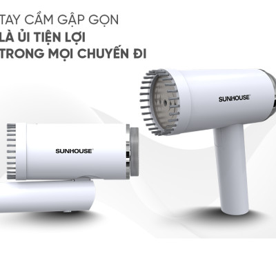 Bàn là hơi nước cầm tay Sunhouse SHD2176 (1000W)- Hàng chính hãng