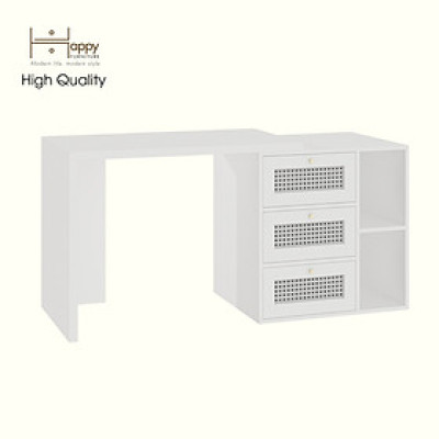 HAPPY FURNITURE , Bàn làm việc 3 ngăn kéo - MAY , BAN_152 , 150cm x 59cm x 75cm DxRxC