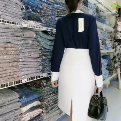 Set sơ mi kèm váy cao cấp dễ thương cá tính.