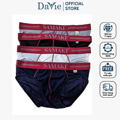 Quần Lót Nam Thương Hiệu Samaki SF04 Chất Liệu Lưới 100%, Thông Thoáng, Không Bị Bí, Nóng, Bản Lưng 3.0cm Mạnh Mẽ