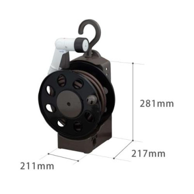 Bộ cuộn vòi tưới cây 10m Aurora LIGHT Takagi R1410BR Hàng chính hãng
