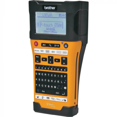 Máy in nhãn cầm tay Brother PT-E500VP, in nhãn dán cáp, dây, thi công điện-mạng-viễn thông - Hàng Chính Hãng