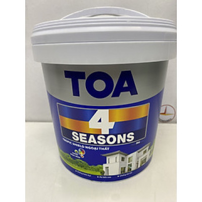 Sơn nước Toa 4 Seasons Tropic shield ngoại thất màu xanh 7506 _ 5L