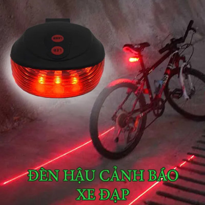 Đèn LED Chiếu Hậu Xe Đạp Cảnh Báo An Toàn Chống Thấm Nước - HENRYSA