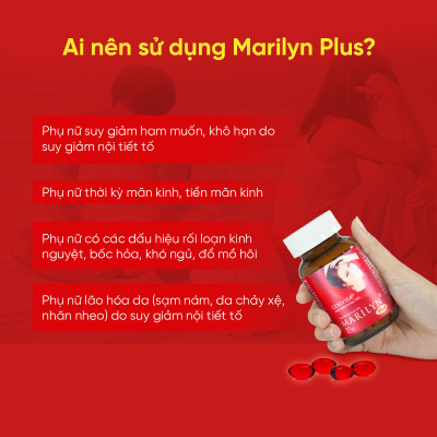 Viên Uống Cân Bằng Nội Tiết Tố, Cải Thiện Sinh Lý Nữ Marilyn (Hộp 30 viên)