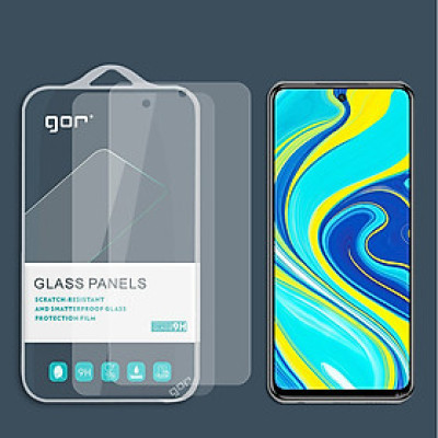 Bộ 2 Miếng Kính Cường Lực Gor Dành Cho XIAOMI REDMI NOTE 9s/ NOTE 9 PRO/ NOTE 9 PRO MAX  Full Box - GOR - Hàng Nhập Khẩu