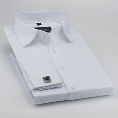 Áo sơ mi măng sét trắng Anlimen Cuff Shirt - AGS02