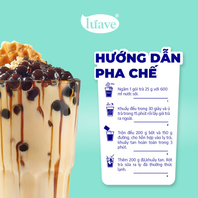 Bột Kem Béo Thực Vật MT33 LÚAVE 1kg (Bột Pha Trà Sữa, Béo Ngậy, Đậm Vị Trà, Phù Hợp Nhiều Loại Trà, Kết Hợp Với Cà Phê)