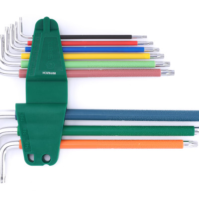 Bộ lục giác đầu sao torx nhiều màu 9 chi tiết SATA 09702CH