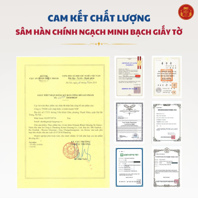 Nước hắc sâm 100% 60ml*30gói (saponin 1.7mg/g) – Daedong