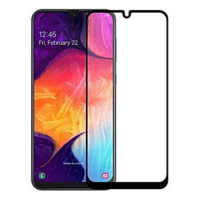Kính Cường Lực cho Samsung Galaxy A50- Full màn hình - Màu đen - Hàng Chính Hãng