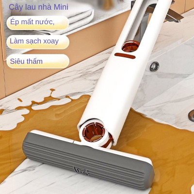 Cây Lau Bàn Bếp Tự Vắt Thông Minh Mini GẤP GỌN 25CM Cây Lau Tự Vắt GẤP GỌN MINI, Bọt Biển Siêu Thấm Hút Đa Năng