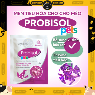 Men Tiêu Hóa Probisol Vemedim Pets cho Chó Mèo - Gói 5g